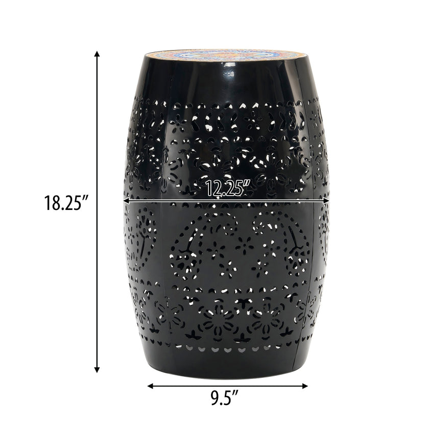 RUBY12SIDE TABLE -BLACK