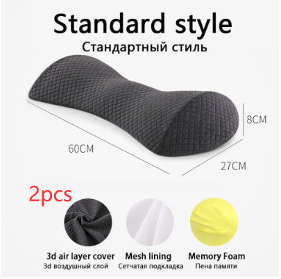 Pregnant Woman Sleeping On Bed To Support Lumbar Cushion