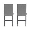 Wallace Bay Zeph Gray Upholstered Barstools, Set Of 2