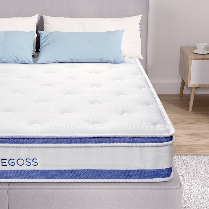 Single Bed Mattress,  Hybrid Double Bed Mattress, Single Bed Mattress With Individual Pocket Springs, Boxed Plush Foam Mattress, Medium Soft, Sports Isolation Pressure