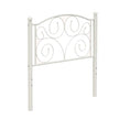 Twin Size Unique Flower Sturdy System Metal Bed Frame With Headboard And Footboard