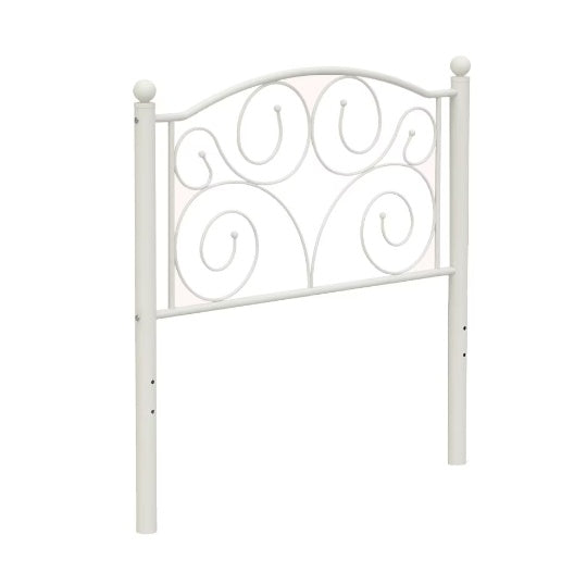 Twin Size Unique Flower Sturdy System Metal Bed Frame With Headboard And Footboard
