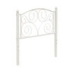 Twin Size Unique Flower Sturdy System Metal Bed Frame With Headboard And Footboard