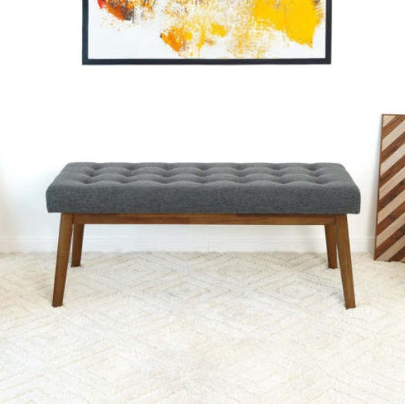 Delilah Modern Bench  Fabric