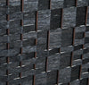 4 Panel Wicker Room Divider Folding Privacy Screen 6' Tall Black