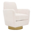 360 Degree Rotation Armchair Cotton Linen Skin Friendly Fabric Ergonomic Design Living Room Chair Bedroom Chair Living Room Chair Suitable For Indoor Home