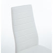 Chair Set Of 4,GOLDEN COLOR LEG,WHITE SEAT