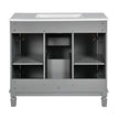 36'' Bathroom Vanity With Top Sink, Modern Bathroom Storage Cabinet With 2 Soft Closing Doors And 2 Drawers, Single Sink Bathroom Vanity