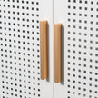 NO LOCK, Metal Storage Cabinet With 2 Doors And 2 Adjustable Shelves, Steel Storage Cabinet, Metal File Cabinet For Home Office School Gym, White