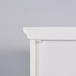 Bathroom Floor Cabinet 2 Doors 6 Shelves Wooden Storage 15.75x11.81