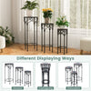 Decorative Flower Display Holder With Ceramic Top For Patio