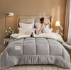 Simple Style Embroidered Skin-friendly Down Velvet Duvet