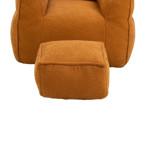 COOLMORE Bean Bag Chair Lazy Sofa Footstool Durable Comfort Lounger High Back Bean Bag Chair Couch For Adults And Kids, Indoor    Outdoor