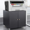Office Furniture Copy Cabinet Black 2 Door Steel Copy Rack Mobile Dock Document Printer Rack