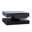 6.93IN High LED Coffee Table,Modern Coffee Table For Living Room,Living Room Tables,Large Living Room Furniture,LED Lights
