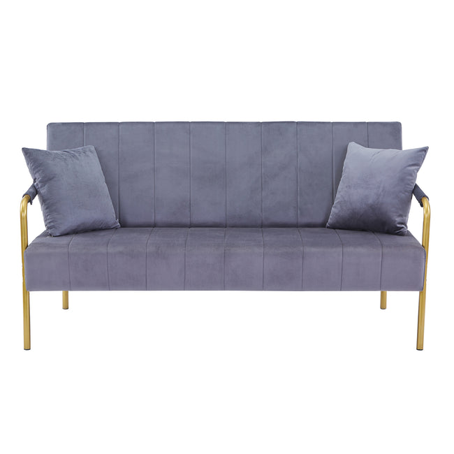 Modern Velvet Loveseat Sofa For Living Room