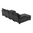 New Modern U-shaped Sectional Sofa, 6-Seat With Waist Pillows 109.8 55.9