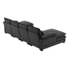 New Modern U-shaped Sectional Sofa, 6-Seat With Waist Pillows 109.8 55.9