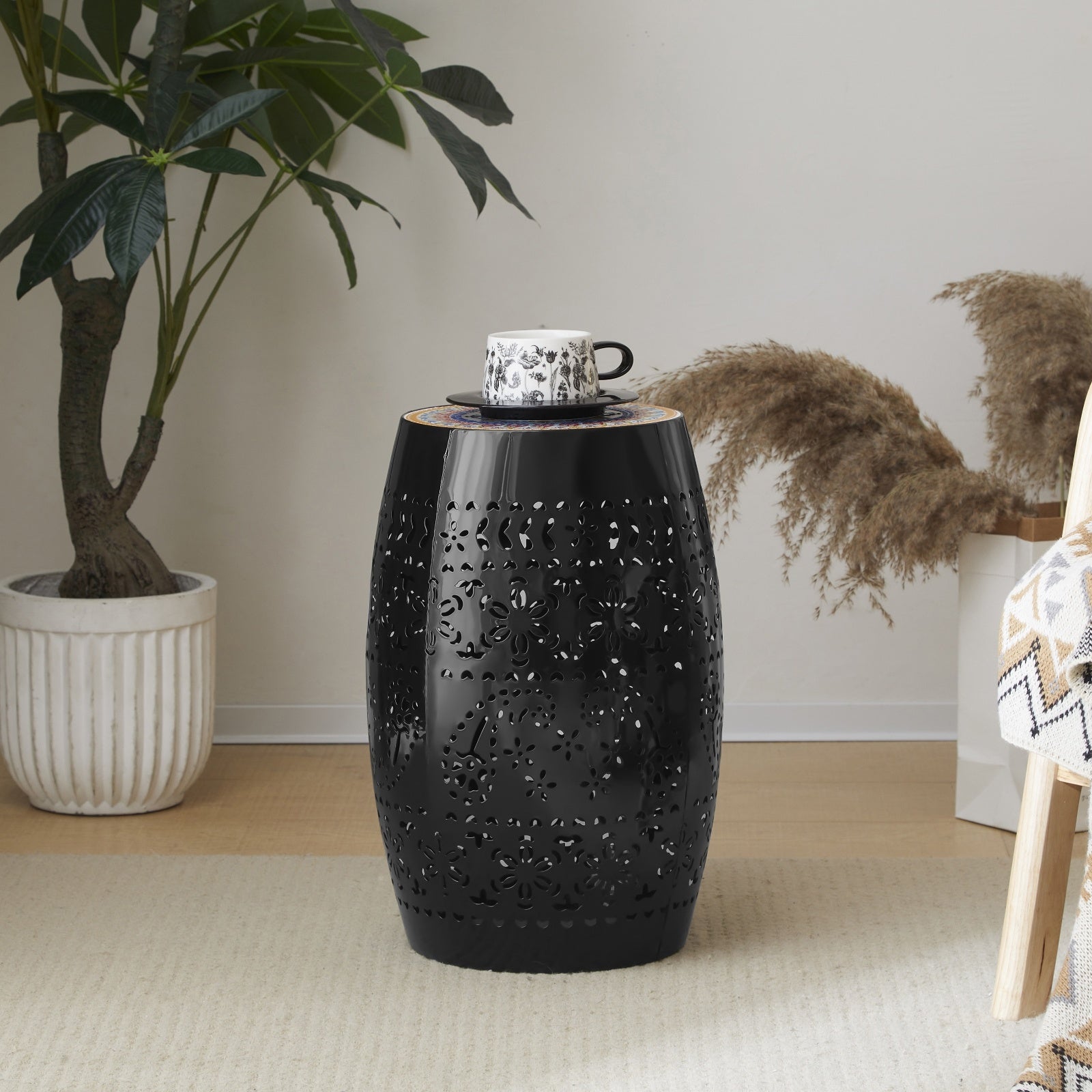 RUBY12SIDE TABLE -BLACK