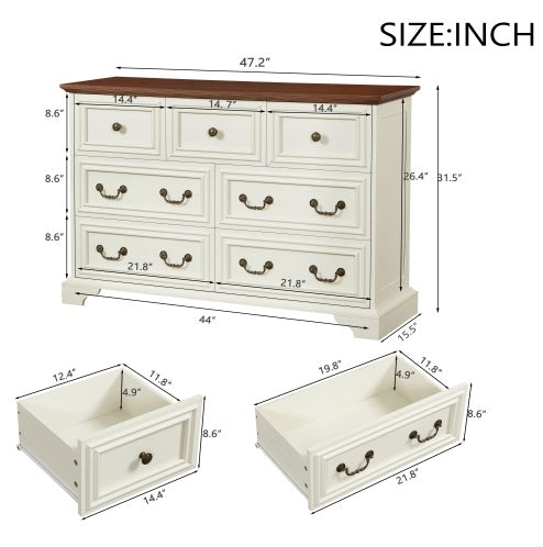 Engineering Wood Bedroom With 7 Drawers And Dressing Table
