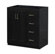 30'' Bathroom Vanity Without Sink,Solid Wood Frame Bathroom Storage Cabinet Only, Freestanding Vanity Set With 3 Drawers& Soft Closing Doors