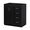 30'' Bathroom Vanity Without Sink,Solid Wood Frame Bathroom Storage Cabinet Only, Freestanding Vanity Set With 3 Drawers& Soft Closing Doors