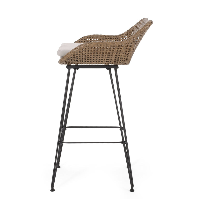 PE Rattan BAR STOOL
