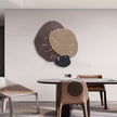 New Chinese Style Dining Room Dining Table Hanging Painting Punch-free Wall Clock