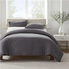 Serta Simply Clean Pleated Duvet Cover Queen
