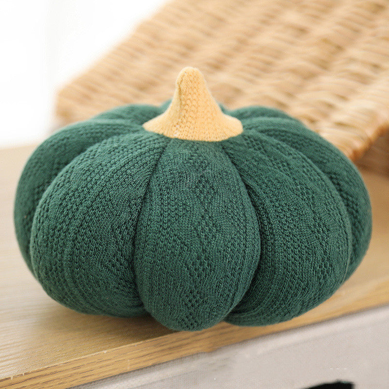 Pumpkin Round Silk Plush Pillow