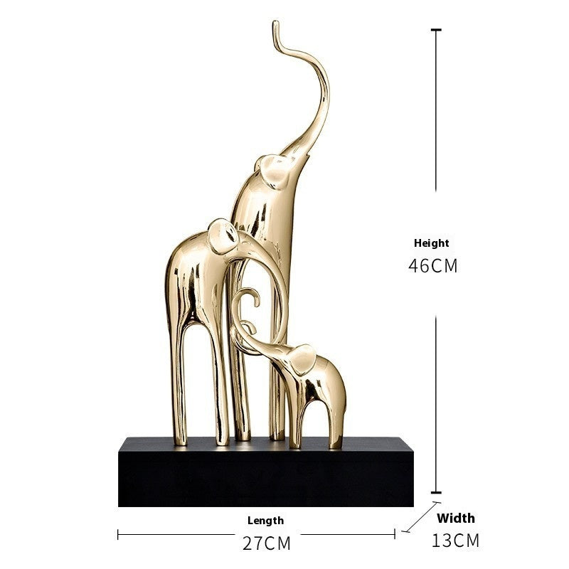 Fortune Bring Elephant Decorative Crafts