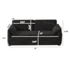 63-inch Large Folding Sofa Bed Velvet Multifunctional Double Sofa Bed, Three Modes Switch, Suitable For Sitting, Lying And Sleeping, Suitable For Living Room, Bedroom, Apartment, Office