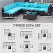 Pieces Patio Furniture Set