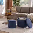Ottoman, Multi-functional Combination Set Table Ottoman, Combination Of Ottoman And Table, With Drum Stool, With Storage Space