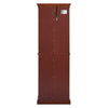 Lighted Curio Display Cabinet With Adjustable Shelves & Mirrored Back Panel