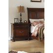 Traditional Formal Look Cherry Finish 1pc Nightstand Storage Space Bedside Table Plywood Veneer Bedroom Furniture