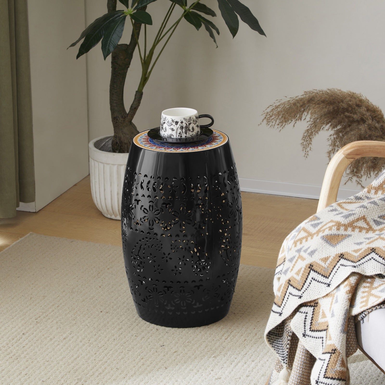 RUBY12SIDE TABLE -BLACK